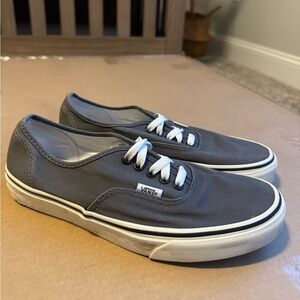 Gray Vans Shoe